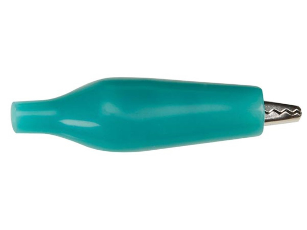 Any brand Geïsoleerde Krokodillenklem 27mm in Green - Secure Electric Grip