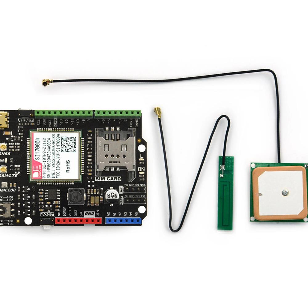 DFRobot SIM7000A Arduino NB-IoT / LTE / GNSS / GPRS / GPS Expansion ...