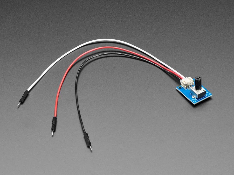Adafruit STEMMA Bedrade Potentiometer breakout board - 10K ohm Lineair
