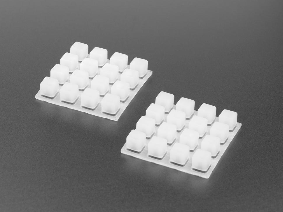 Adafruit Siliconen elastomeer 4x4-toetsentoetsenbord - 2-pack