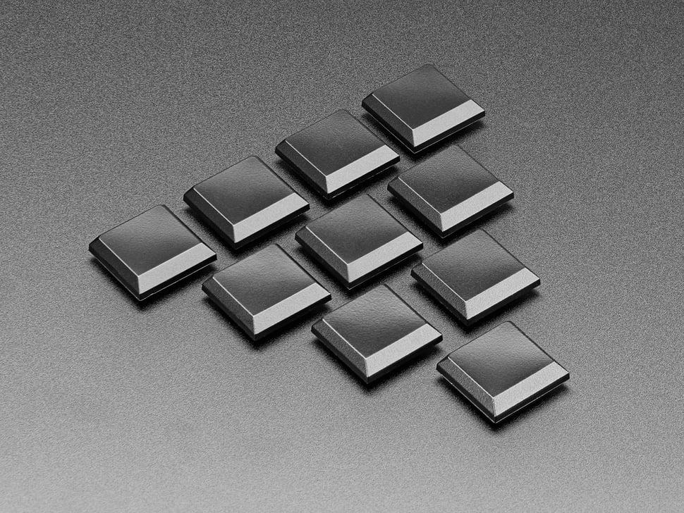 Adafruit Zwarte Kailh CHOC Slim Key caps x 10-pack