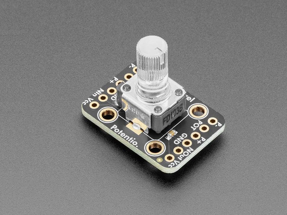 Adafruit NeoPot - Potentiometer met heldere schacht en RGB NeoPixel