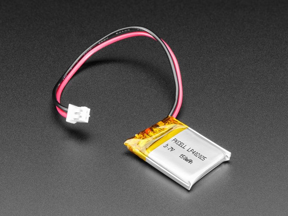 Adafruit Lithium-ion-polymeerbatterij - 3,7 V 150 mAh