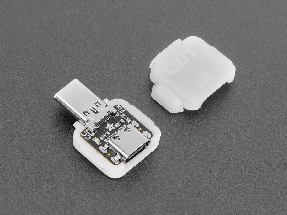 Snap-on behuizing voor Adafruit USB Type C CC weerstandsfixer