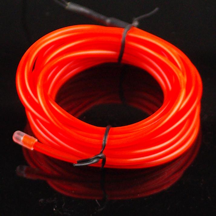 EL Wire - Rød - 1 meter