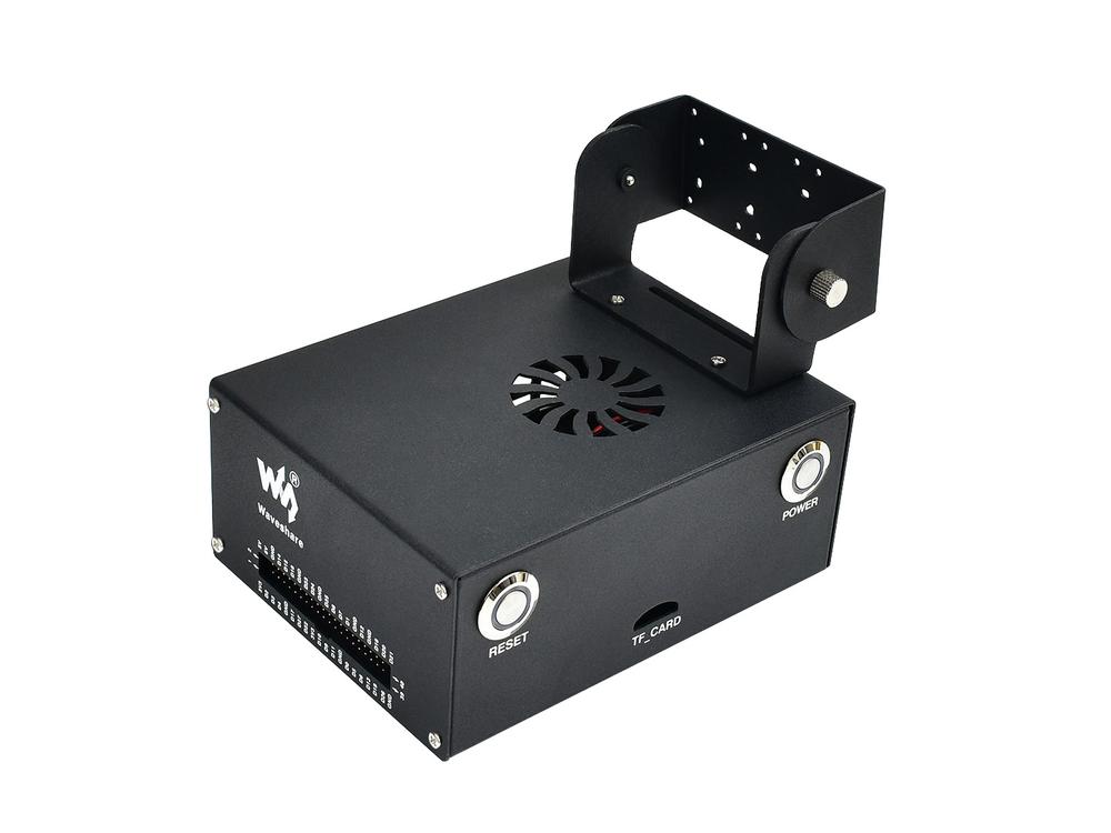 Waveshare Jetson Nano Metal Case (C), Camera Holder, Internal Fan Design