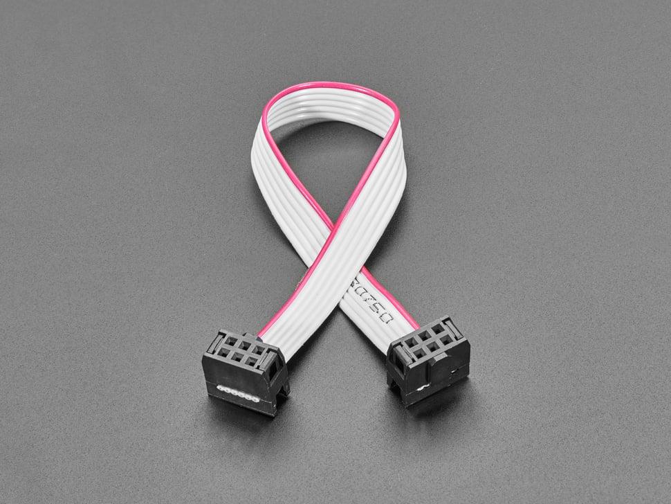 Adafruit 6-pins socket / aansluiting IDC-kabel