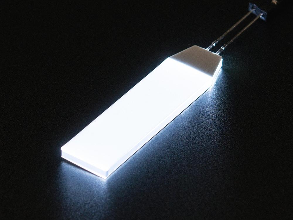 Módulo de retroiluminación LED blanco - Pequeño 12 mm x 40 mm