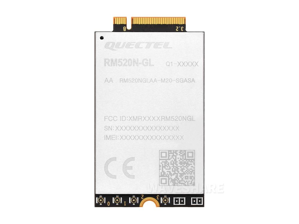 Rm Module M2010 Waveshare Quectel RM520N-GL IoT 5G Global Band Module, 5G Sub-6G Module ...