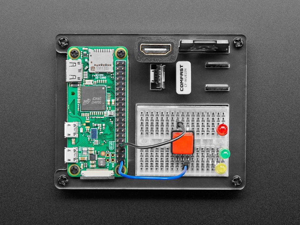 Adafruit ZeroDock-accessoireopslag en prototyping voor Raspberry Pi zero