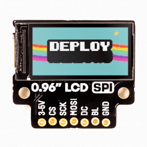 0.96" SPI Colour LCD (160x80) Breakout - PIM436