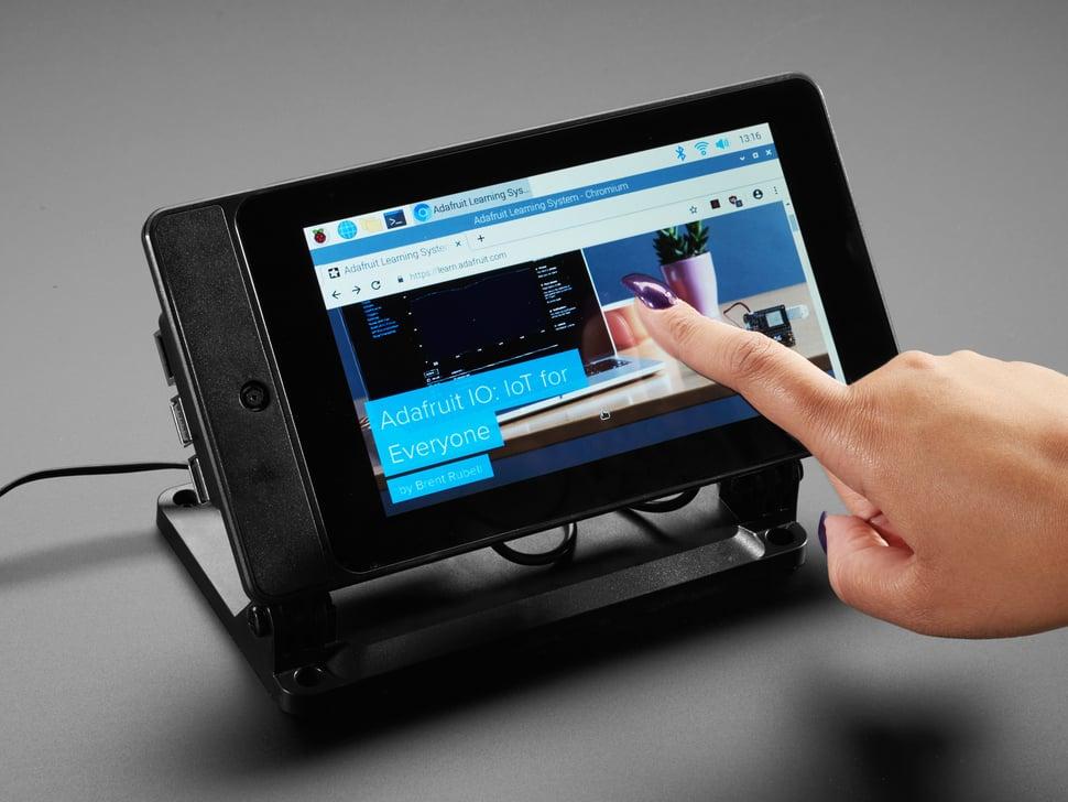 Adafruit SmartiPi Touch 2 - Standaard voor Raspberry Pi 7" Touchscreen Display