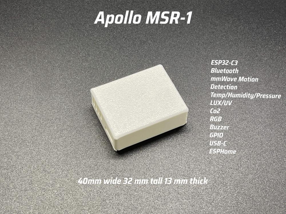 Apollo MSR-1 mmWave CO2 Multisensor For Home Assistant