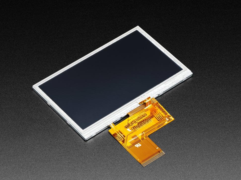 Adafruit 4,3" 40-pins TFT- display - 480x272 met touchscreen