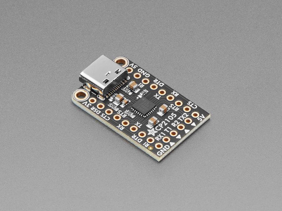Adafruit CP2105 Vriend - USB naar Dual UART Seriële Converters