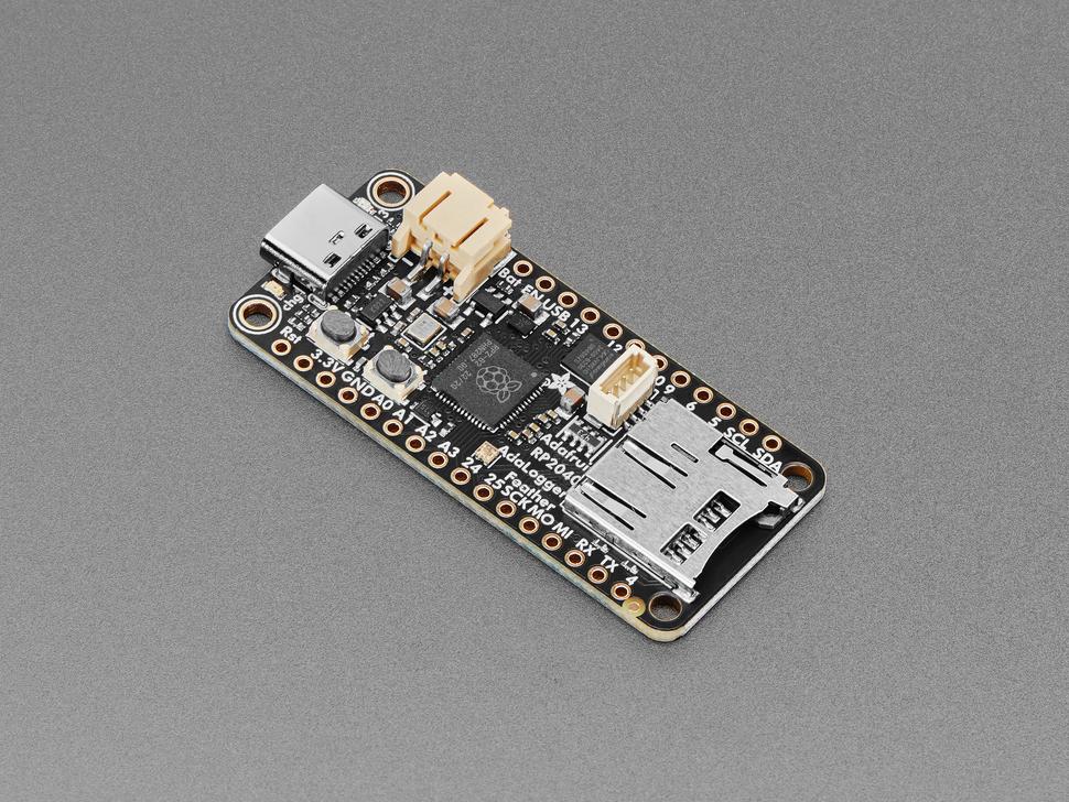 Adafruit feather RP2040 Adalogger - 8MB Flash met microSD-kaart
