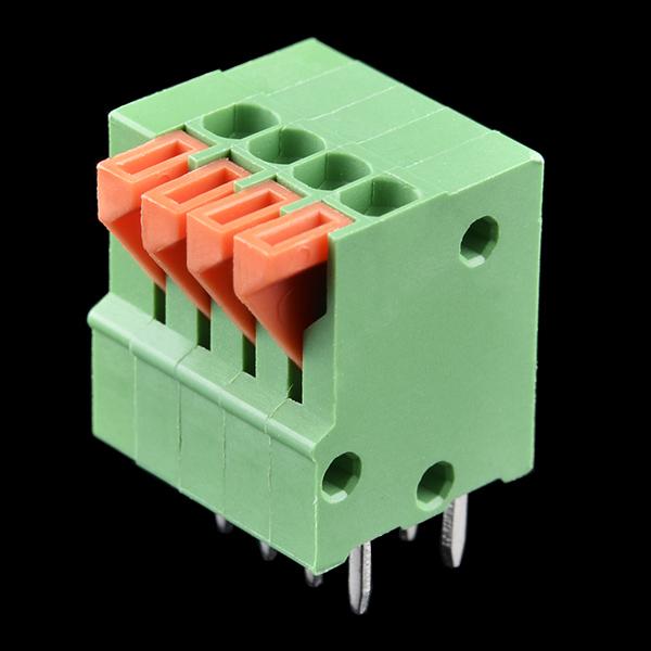 Veerklemmen - PCB-montage (4-pins)