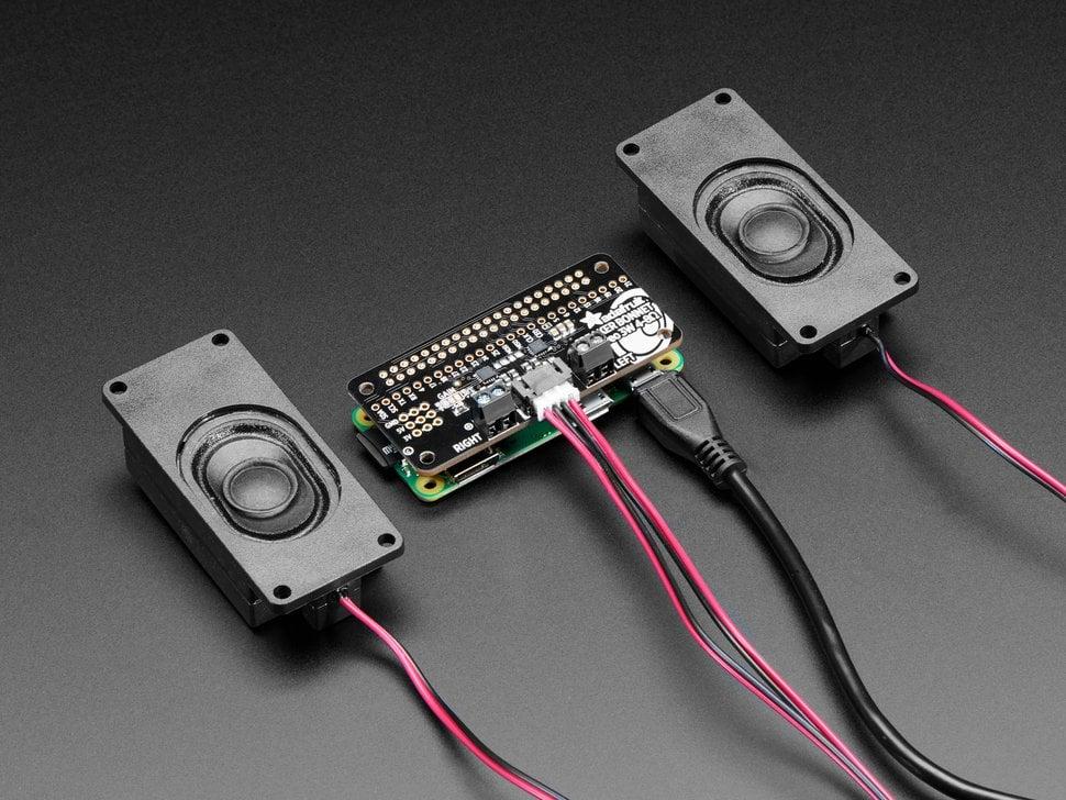 Adafruit Stereo Bonnet Pack voor Raspberry Pi zero W - Inclusief Pi zero W