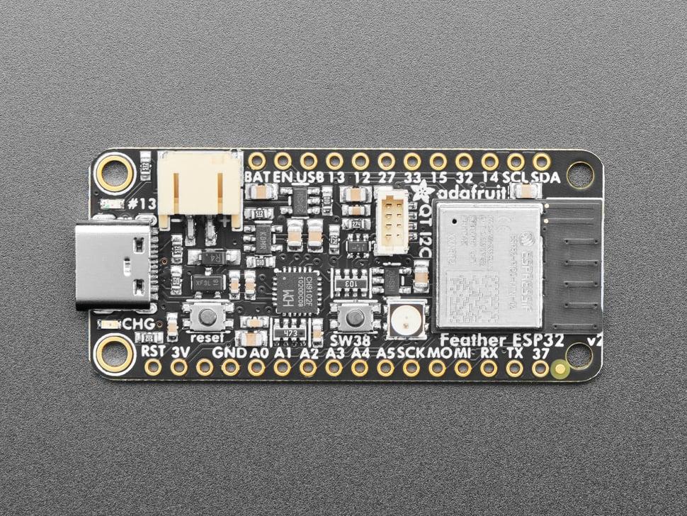 Adafruit ESP32 feather V2 - 8 MB Flash + 2 MB PSRAM