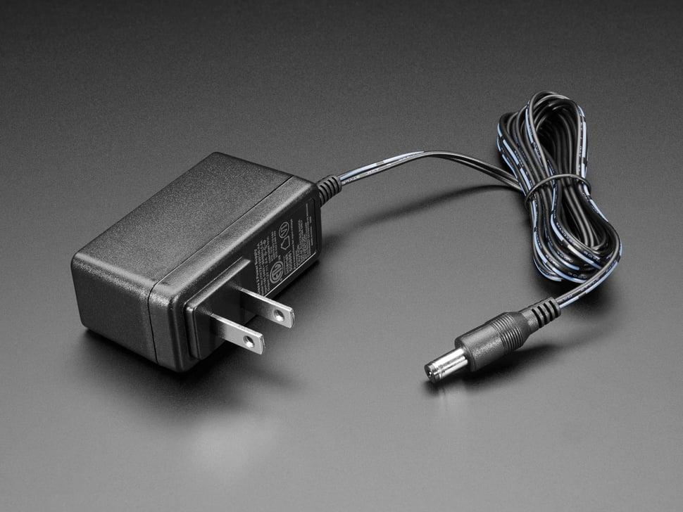 Adafruit 12V DC 1000mA (1A) gereguleerde schakelende voedingsadapter - UL-gecertificeerd