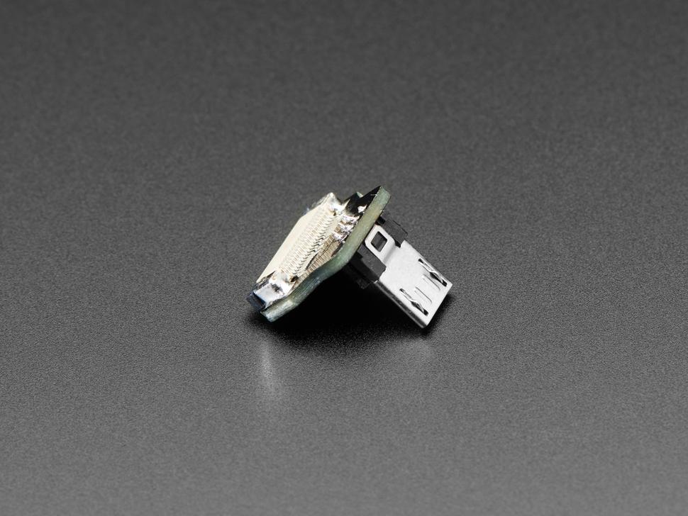 Adafruit DIY USB kabelonderdelen - Rechthoekige micro-B-stekker