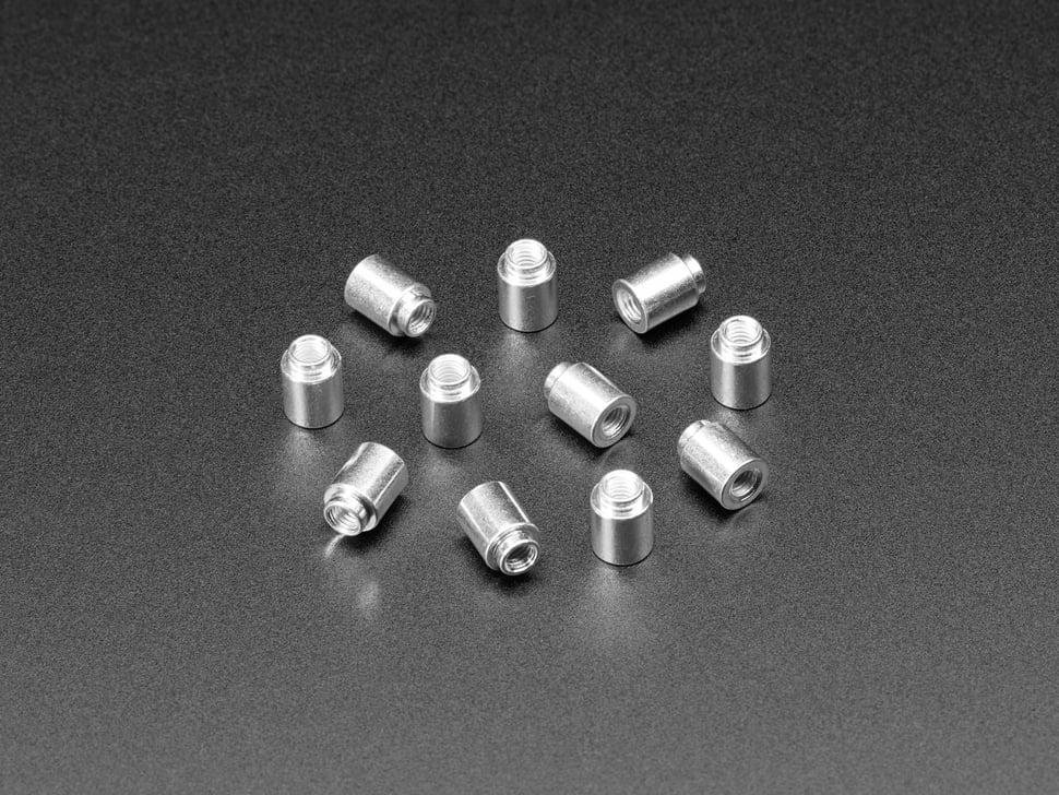 Adafruit SMT / Soldeerbare afstandsmoeren - M3 x 6 mm - 10 stuks