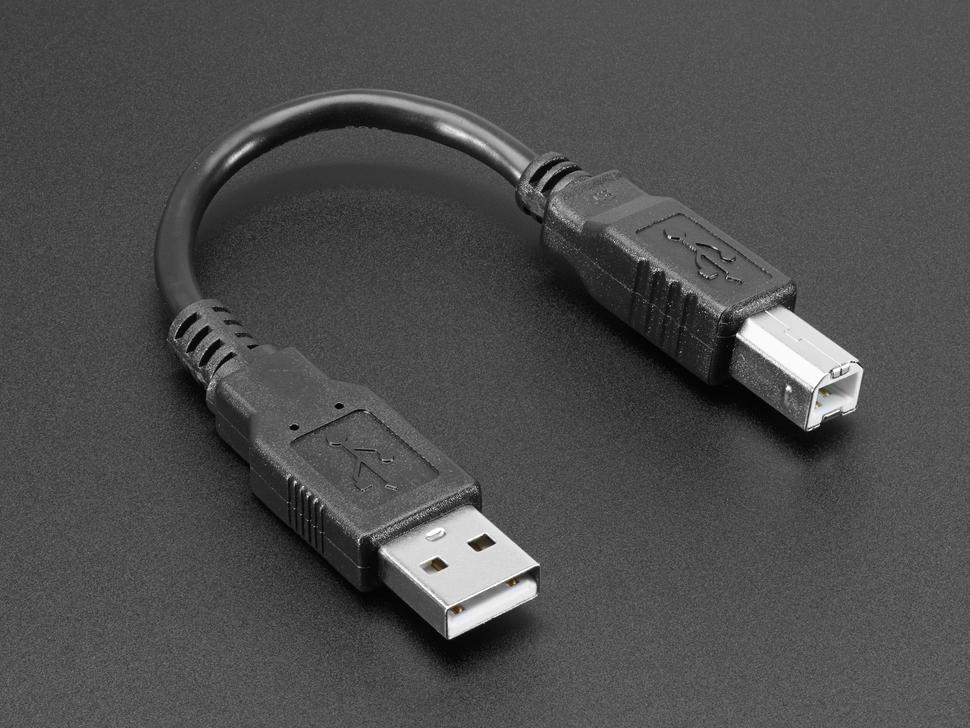 Adafruit USB kabel - 6" standaard AB