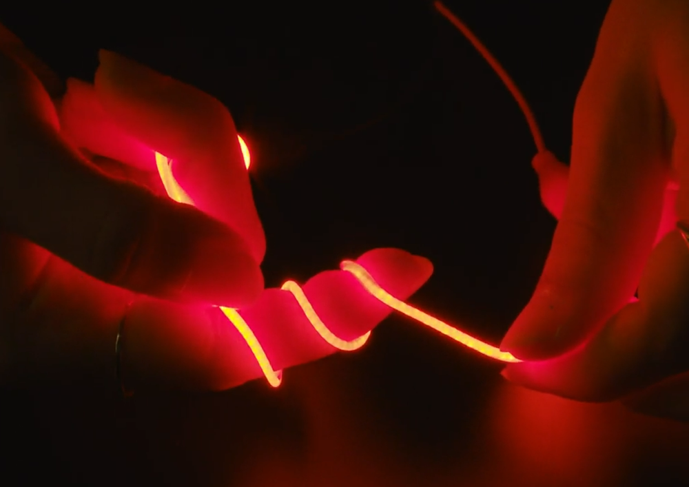NOOds - Filamento LED Flexible - 3V 300mm largo - Rojo