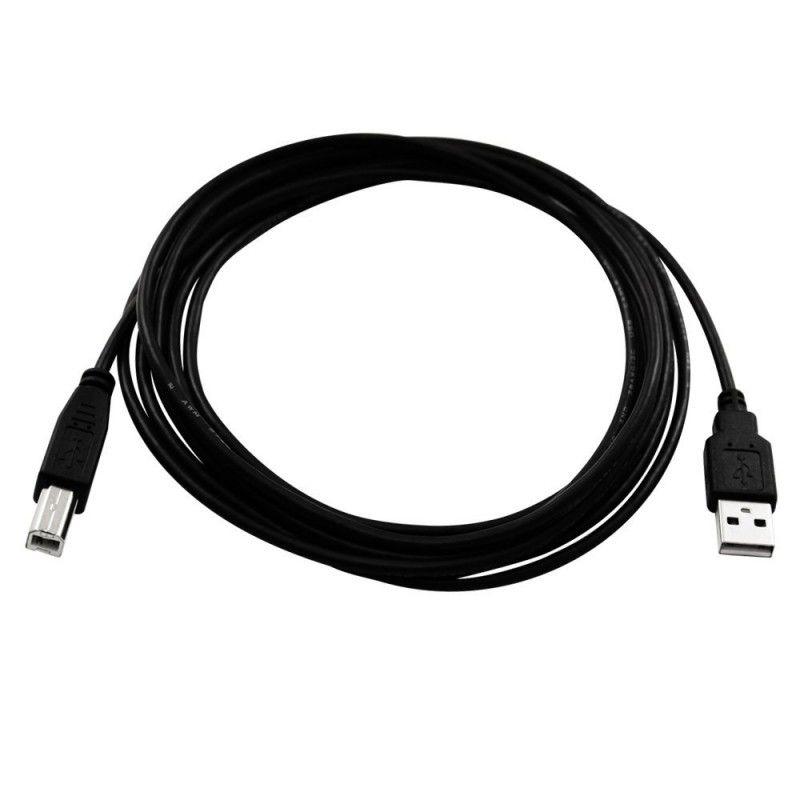 USB 2.0 kabel type B 100cm blå