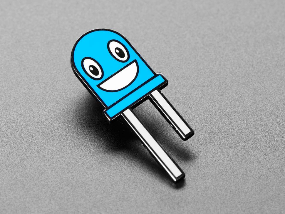 Adafruit Billie the Blue LED Limited Edition Emaille Pin
