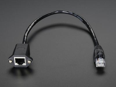 Cavo Prolunga Cat6 RJ15 Maschio-Femmina 1,8mt (6 Piedi) Montaggio A Pannello