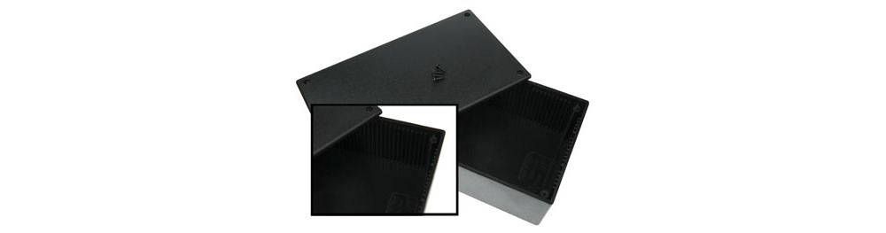Wisher Involucro di plastica nera resistente per componenti elettronici