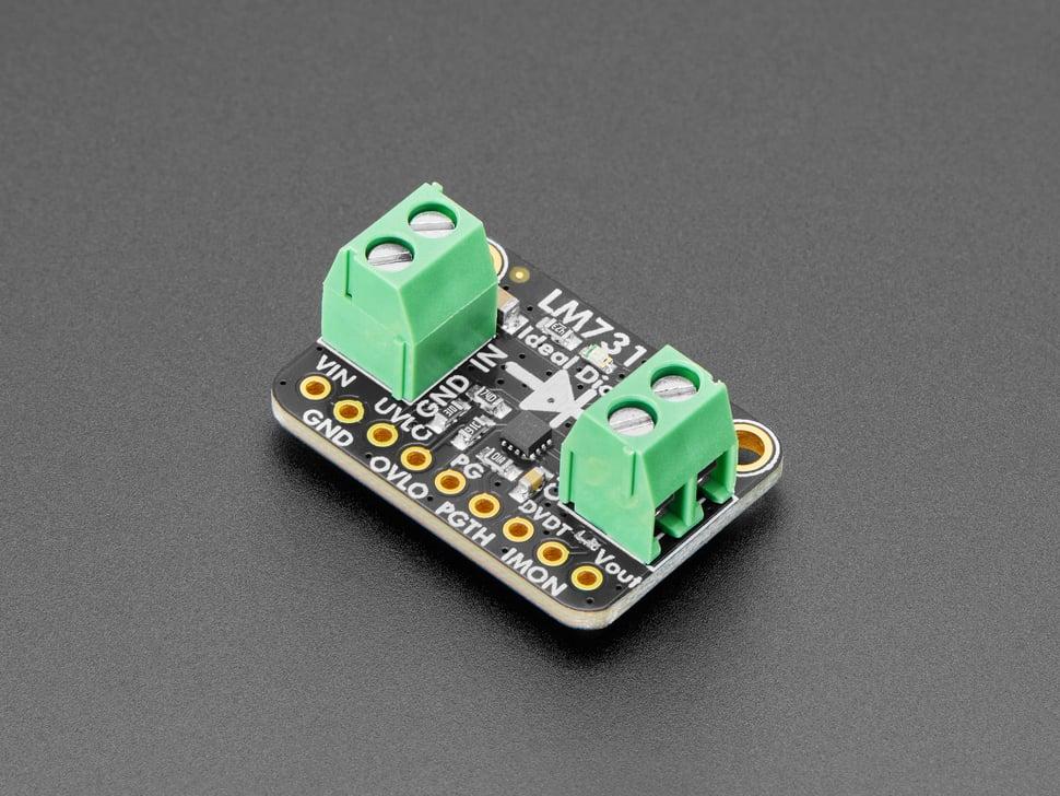 Adafruit LM73100 23V 5A Max Ideale Diode Breakout