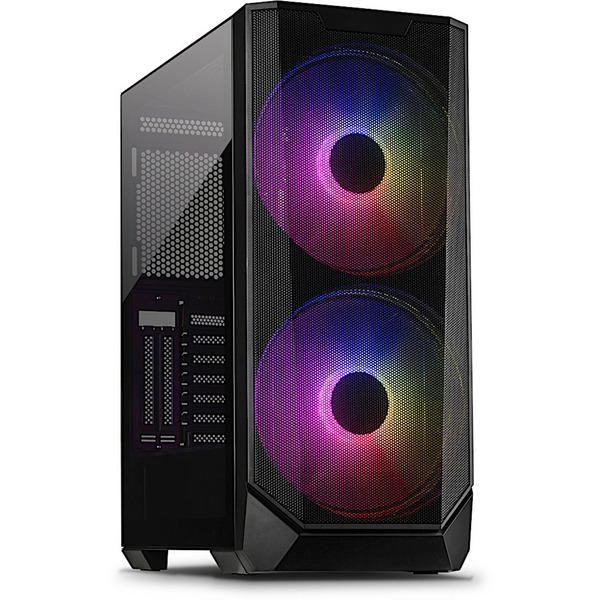 Inter Tech Systems Inter-Tech IT-3503 Airstream RGB | Tower Behuizing | Zwart - Opencircuit