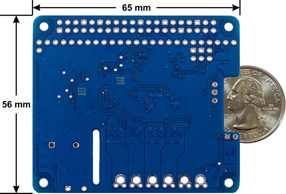Motoron M2H24v16 Dual High Power moottoriohjain Raspberry Pi lle 
