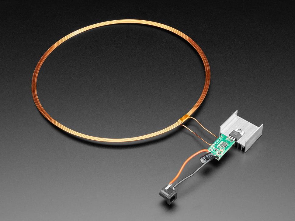 Adafruit Grote inductieve spoel en 10 draadloze LED-set - 24V