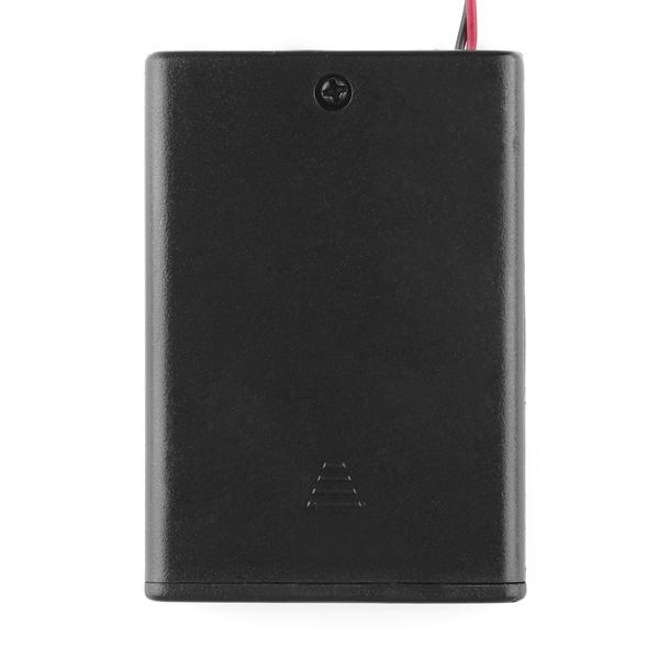 Supporto Per Batteria 9V Con Coperchio, Interruttore ON/OFF E Cavi Da 150 Mm