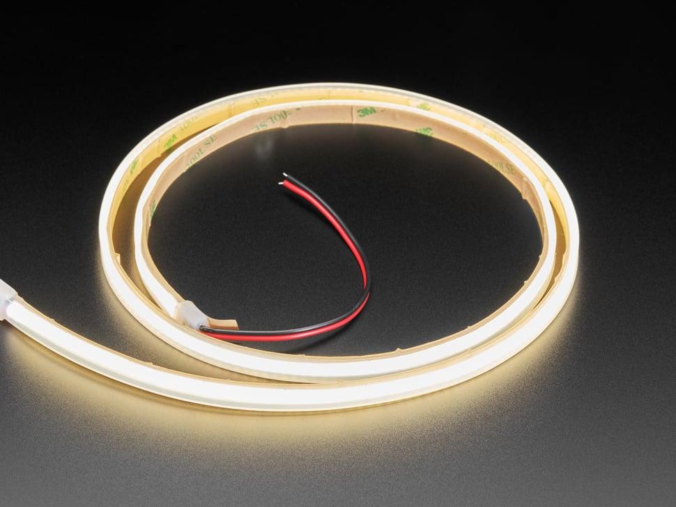 Adafruit Ultraflexibele 5V natuurlijk witte LED-strip - 320 LED's per meter