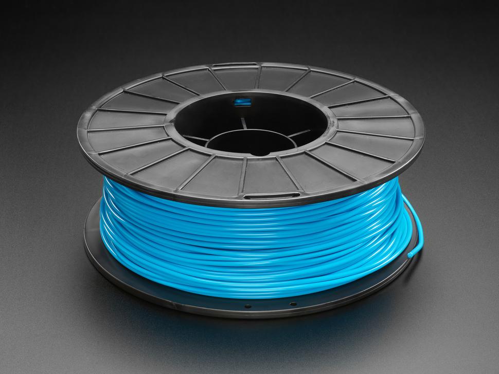 Adafruit PLA-filament voor 3D-printers - 2,85 mm diameter - Neonblauw - 1 kg