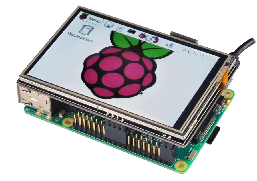 3.5 "HDMI LCD shield for the Raspberry PI - Touchscreen