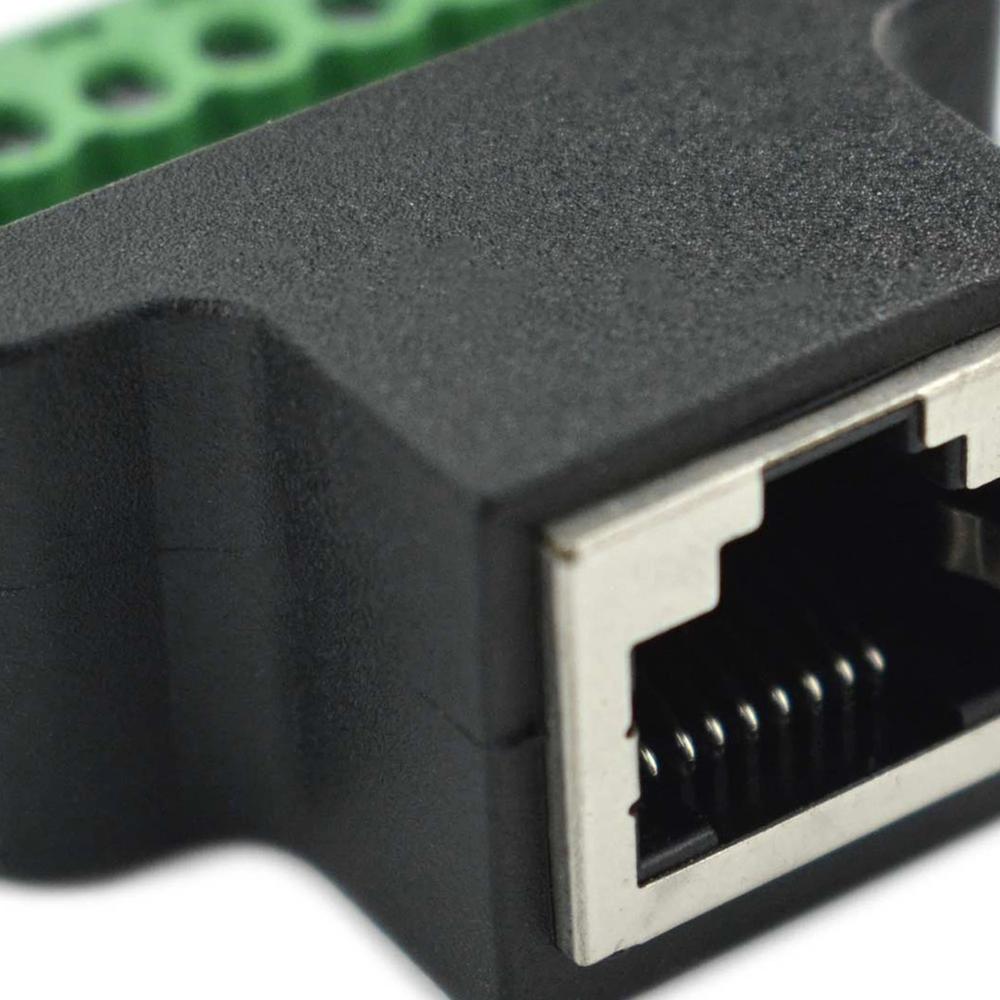 DFRobot Ethernet RJ45 Female Plug Terminal Block - Opencircuit