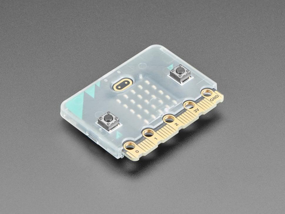 Adafruit Doorschijnende case voor Micro:bit V2