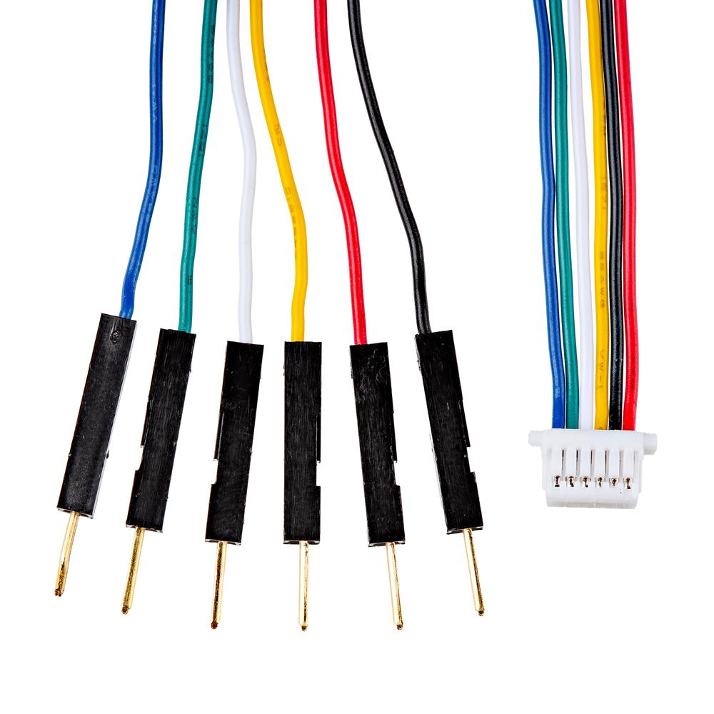 Cable puente para motor XRP a placa de pruebas: 6 pulgadas (JST-SH de 6 pines)