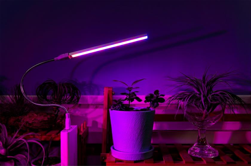 5W Full Spectrum USB LEDlamp voor het kweken van planten Opencircuit