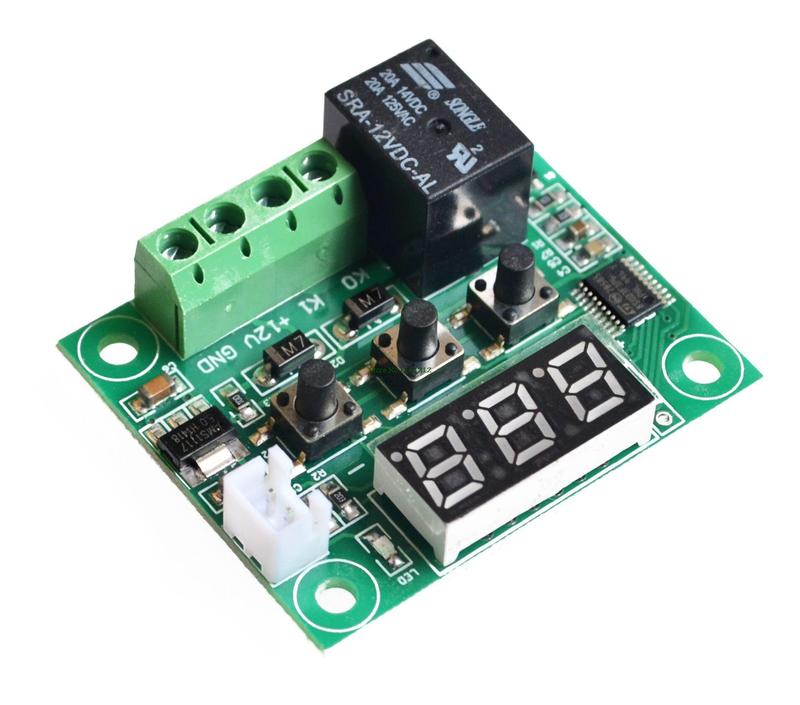 Opencircuit Temperaturstyrt relä 12V - W1209
