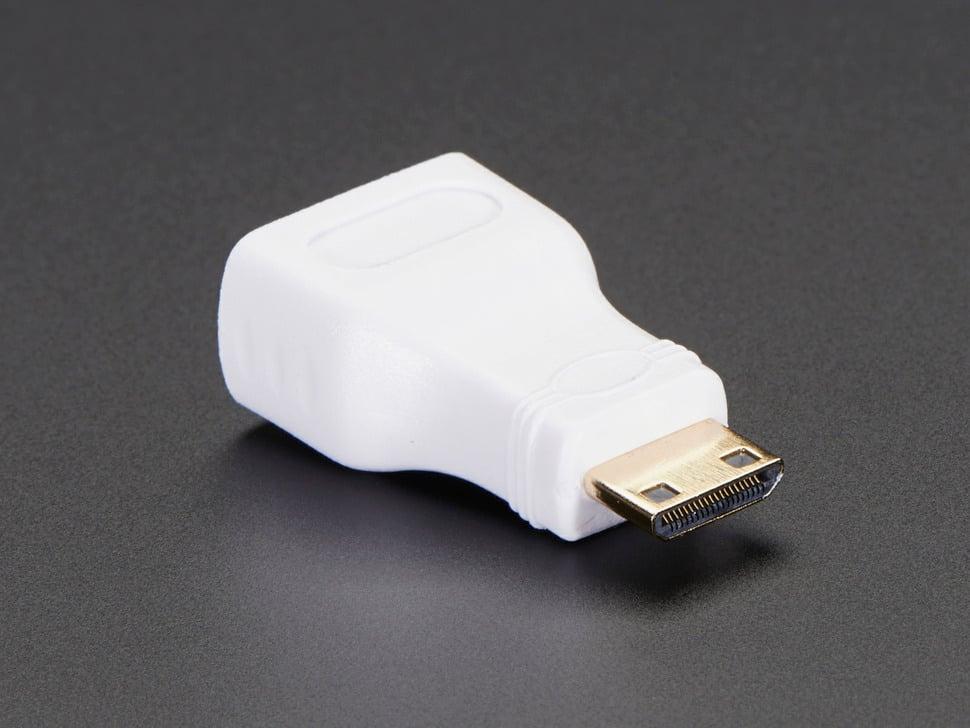 Adafruit Mini HDMI-stekker naar standaard HDMI-aansluitingadapter