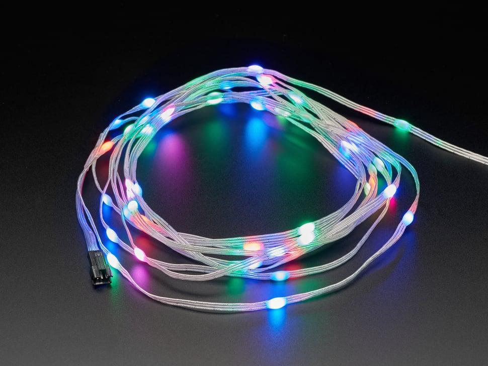 Adafruit Zachte Flexibele Draad NeoPixel Strand - 50 NeoPixels