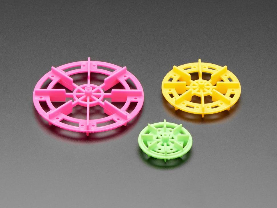 Adafruit Paddle Wheel Pack voor TT- gearbox