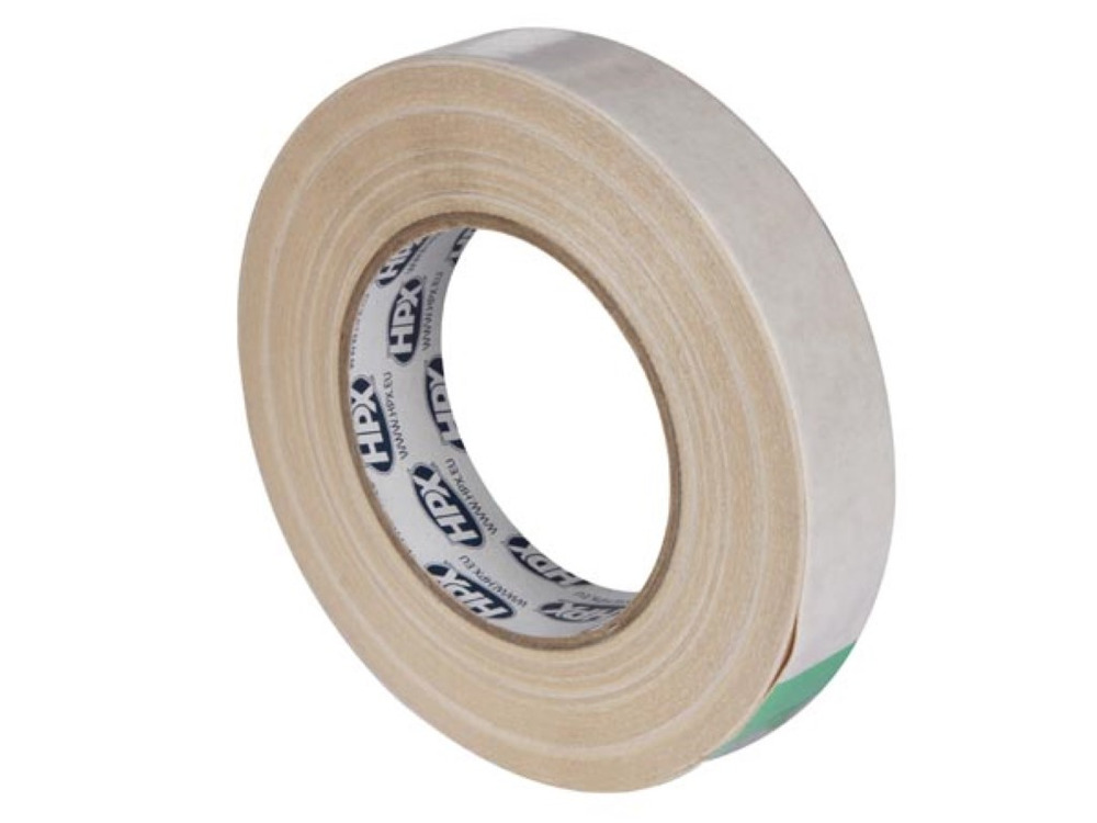 HPX Dubbelzijdige tapijttape 25 mm x 25 m voor veelzijdige bevestiging