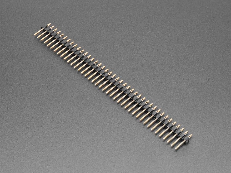 Adafruit Solderloze Press-Fit Mannelijke Pin Header - 2,54mm / 0,1" Pitch